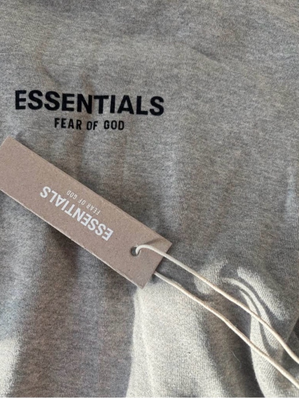 Fear of God ESSENTIALS Heather Grey Crewneck Sweatshirt